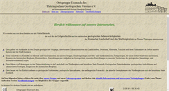 Desktop Screenshot of geologieverein.eisenachonline.de